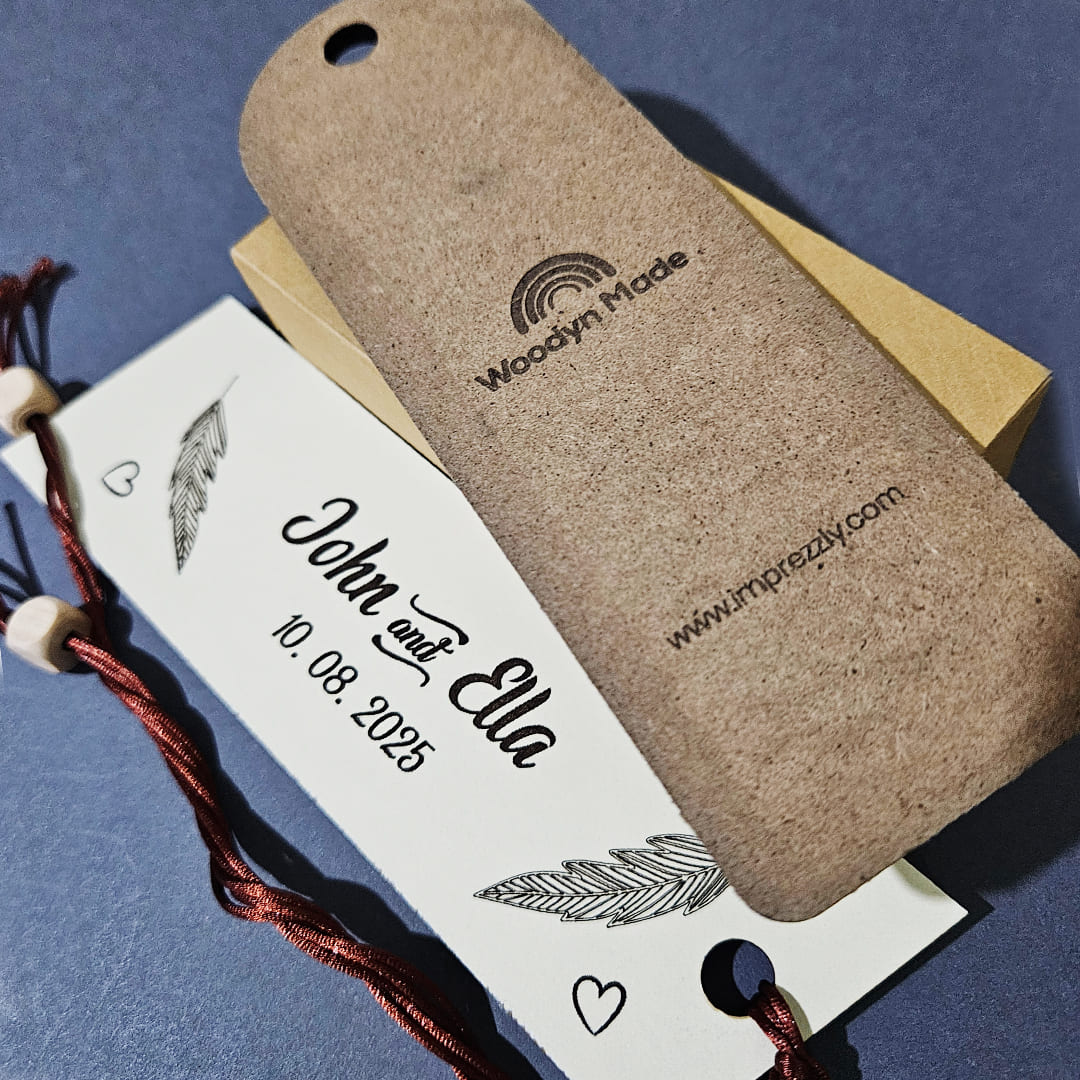 Personalized Wooden Engraved Bookmark