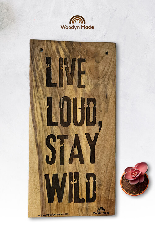 Awaken: 8 x 16 Wooden Wall Art