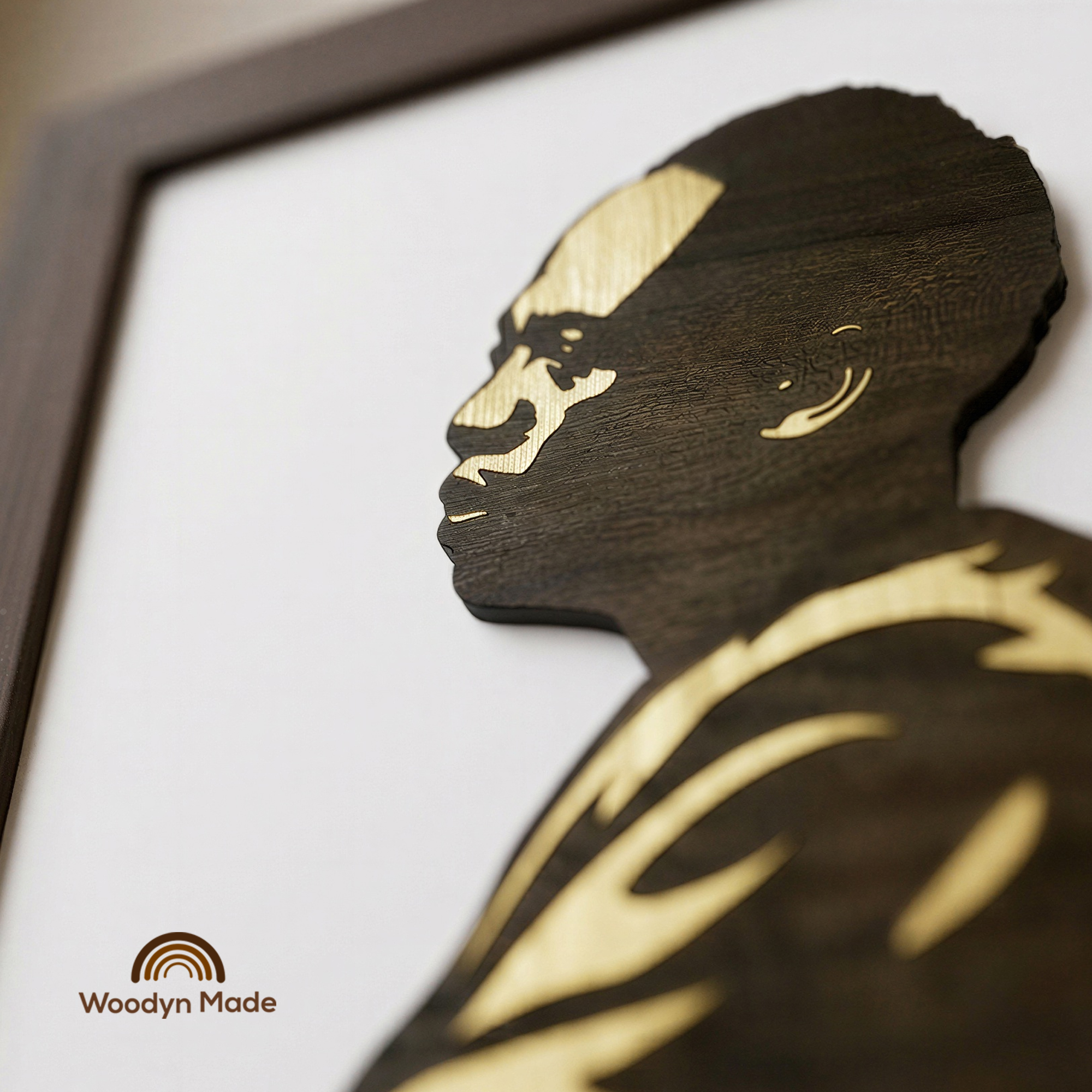 Heritage Silhouette Portrait  A3 Framed