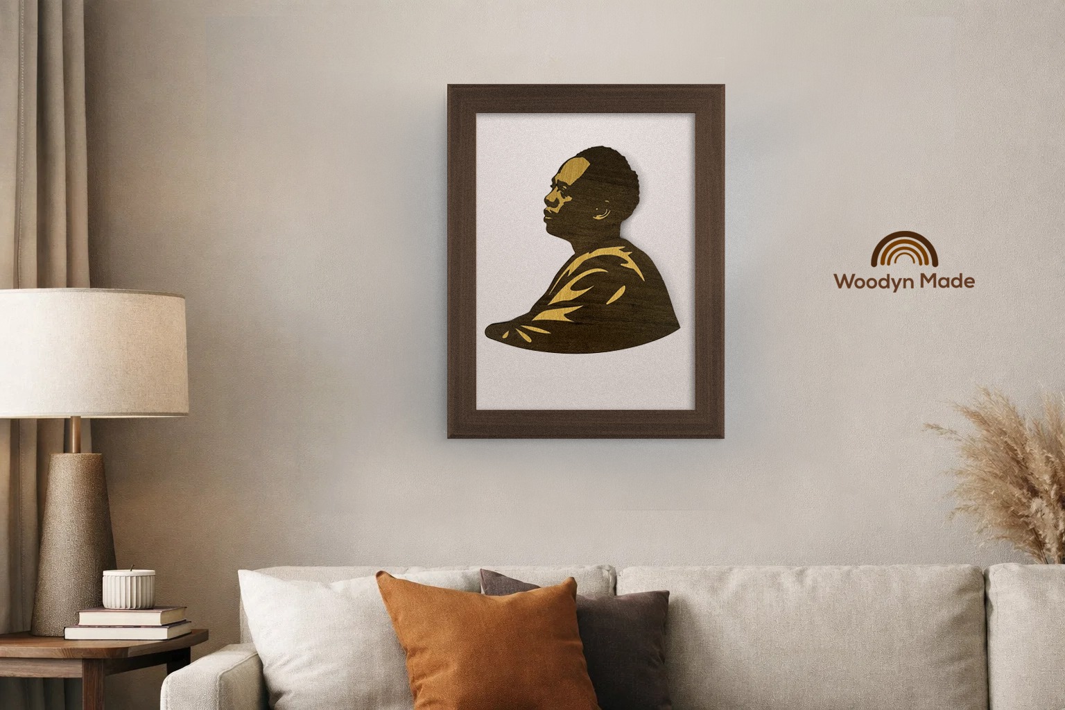 Heritage Silhouette Portrait  A3 Framed